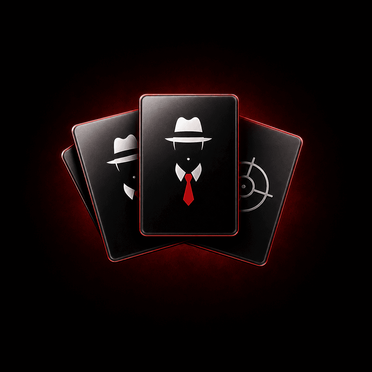 dark atmospheric shot of a smoking gun on a poker table